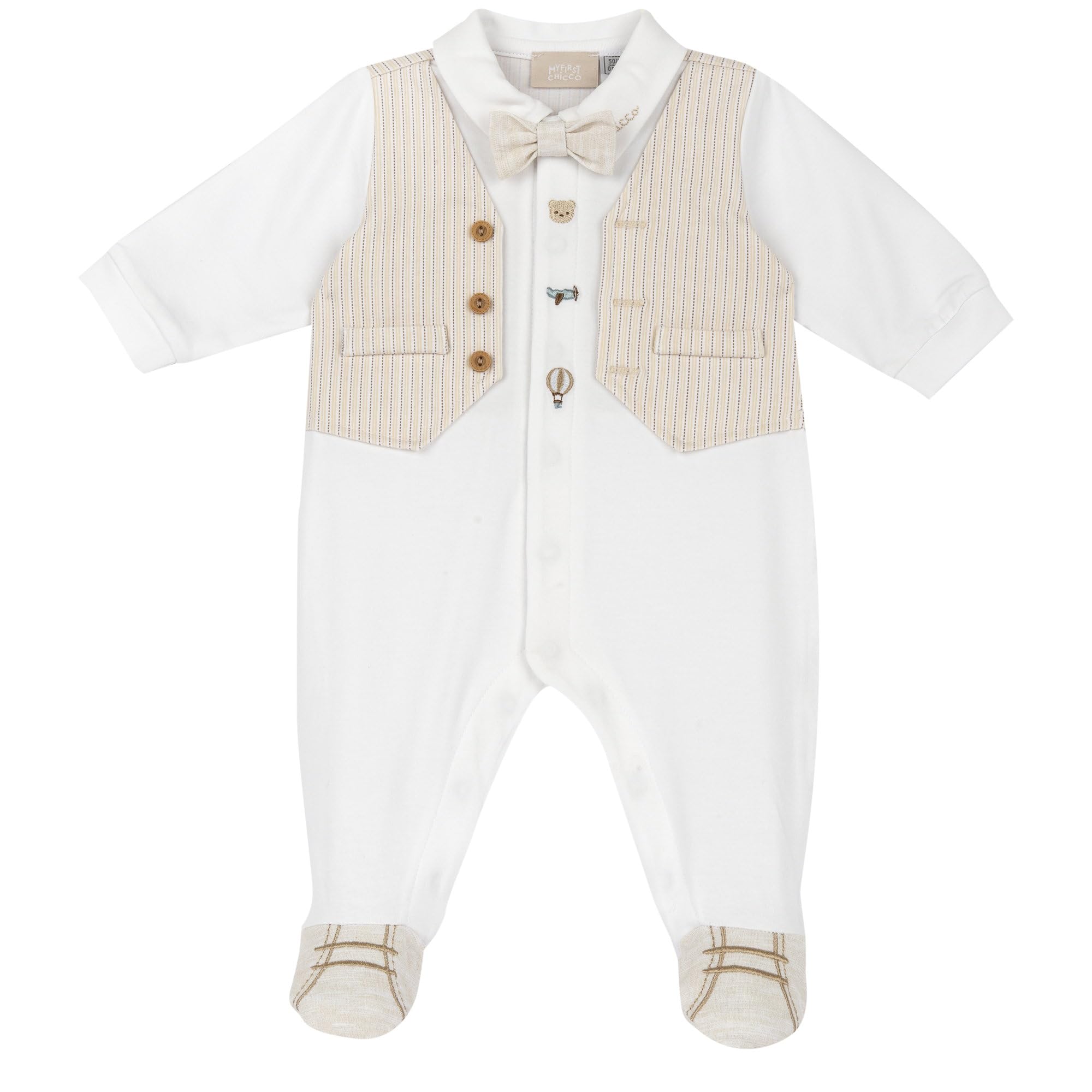 chicco-strampler-0-monate-baumwolle-front-ffnung-sommer image 1