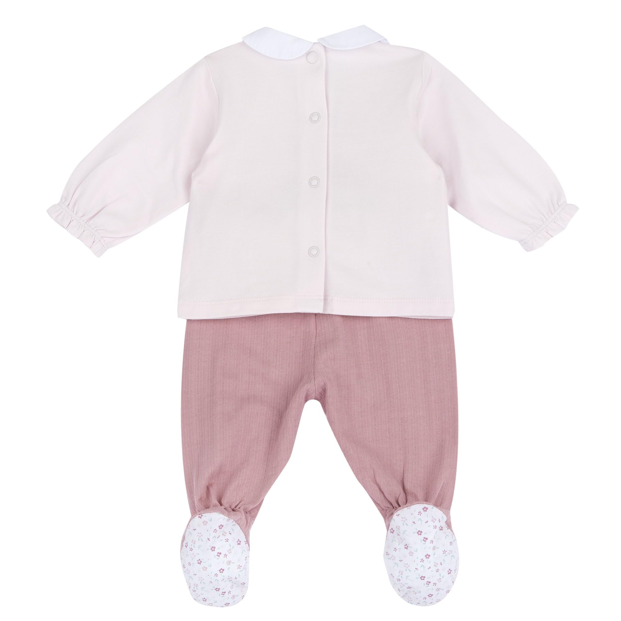 chicco-baby-set-t-shirt-leggings-6-monate-baumwolle-wei image 2