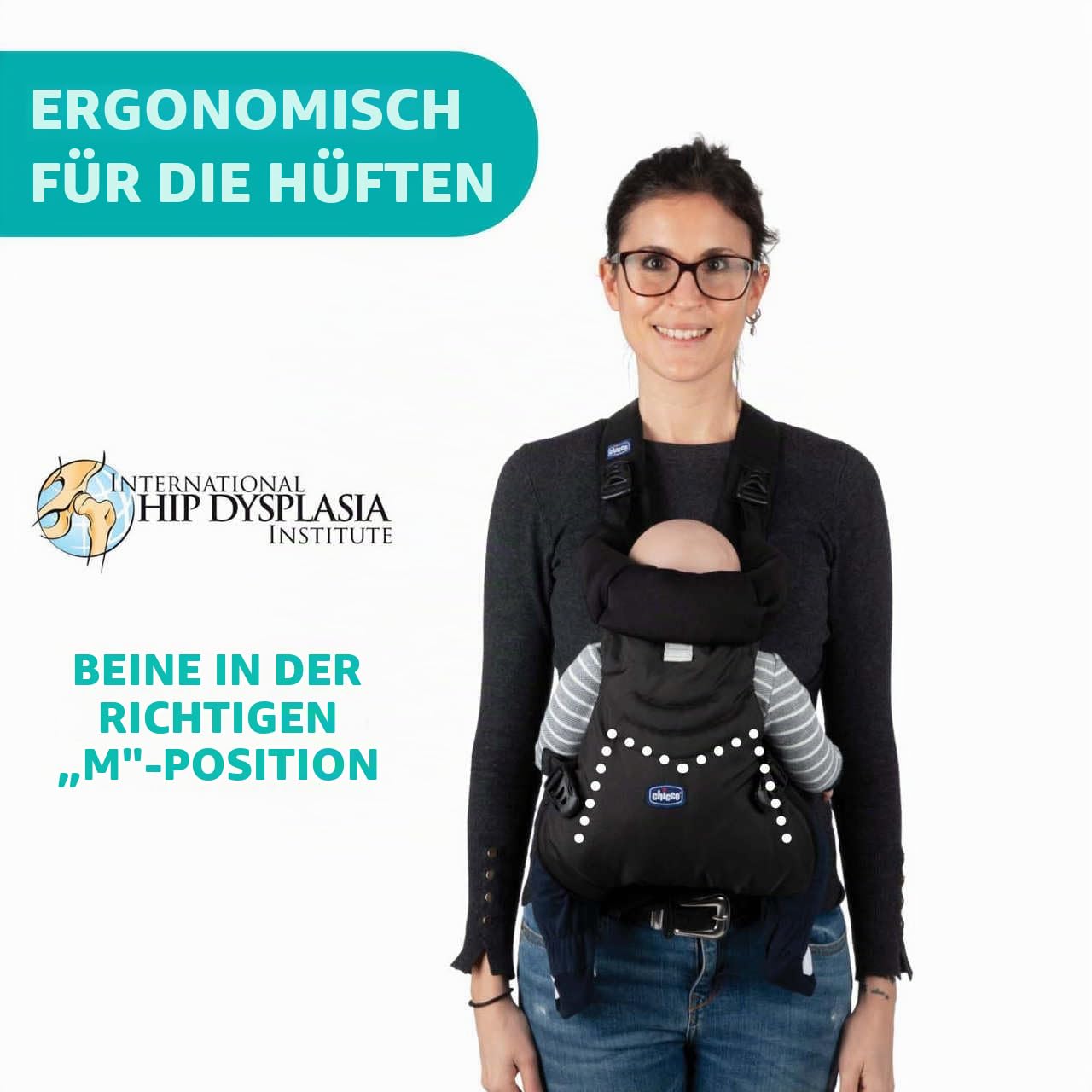 chicco-easyfit-babytrage-moon-grey-bis-9-kg-ergonomisch-2 image 3