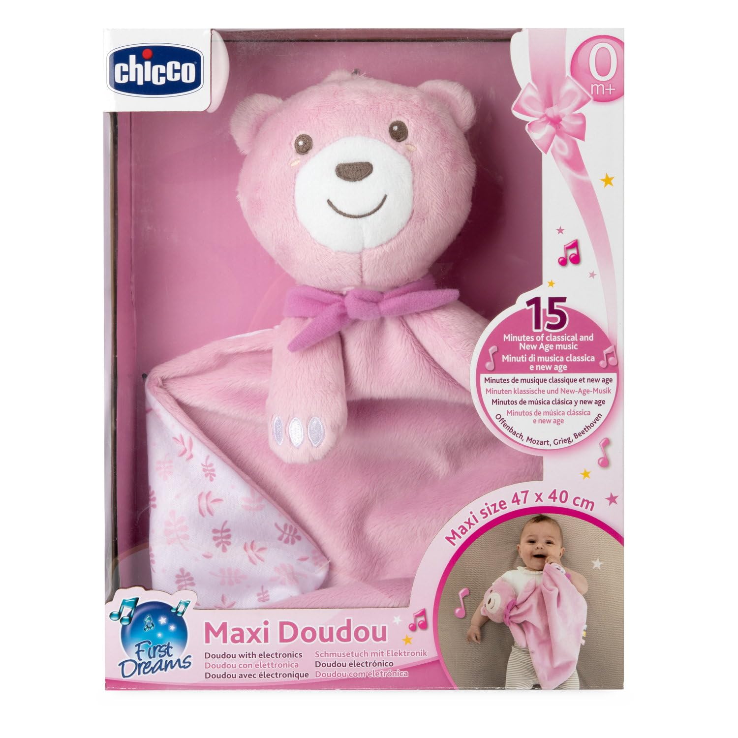 chicco-maxi-doudou-pl-schteddy-rosa-mit-musik-0-monate image 4