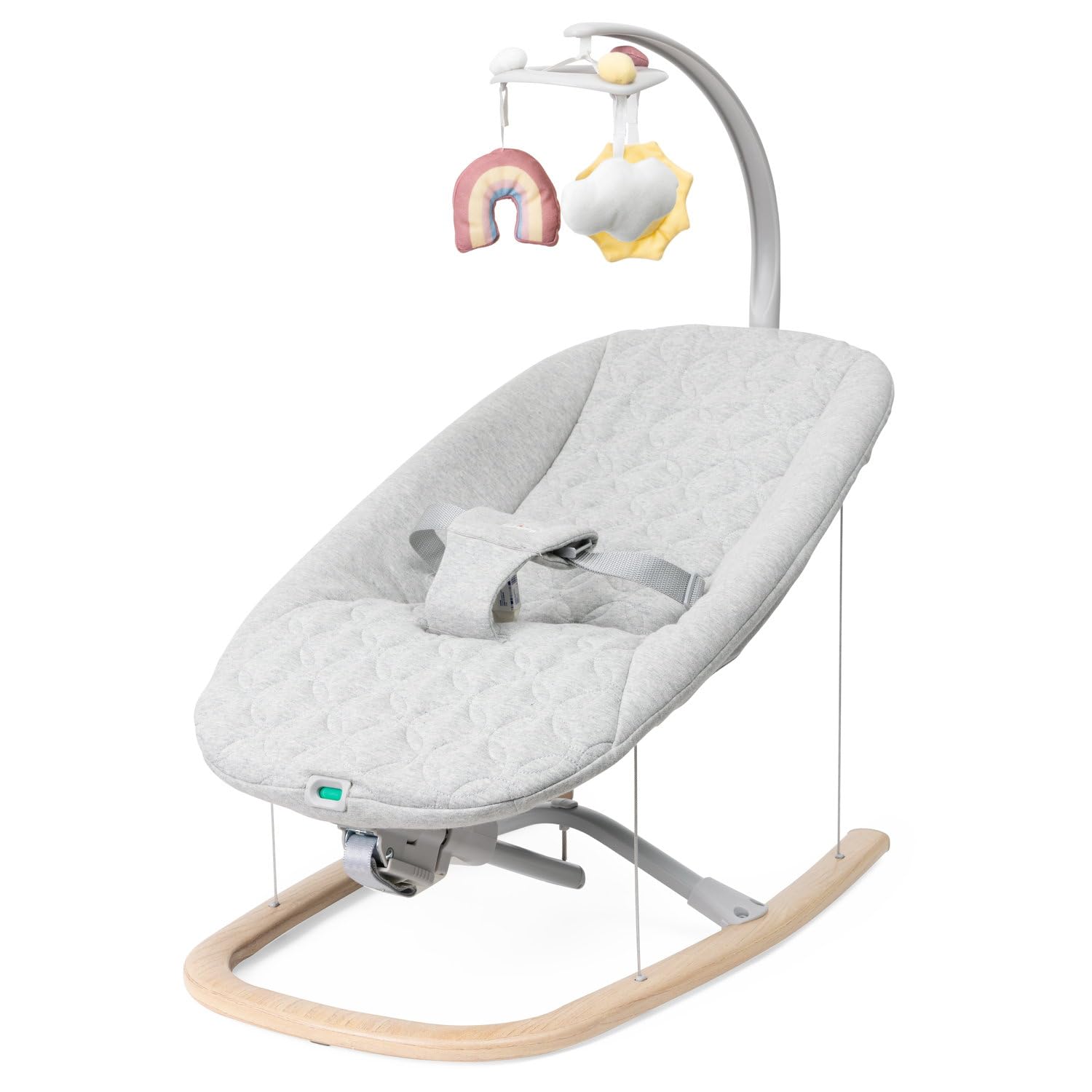 chicco-zen-wave-babywippe-0-6-monate-bio-baumwolle-spielbogen image 1