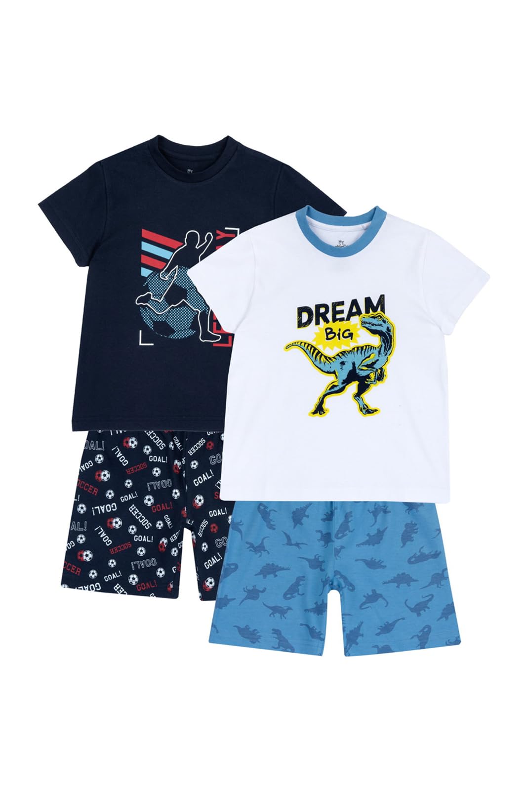 chicco-kinder-pyjama-2er-set-kurz-baumwolle-t-shirt-shorts image 6