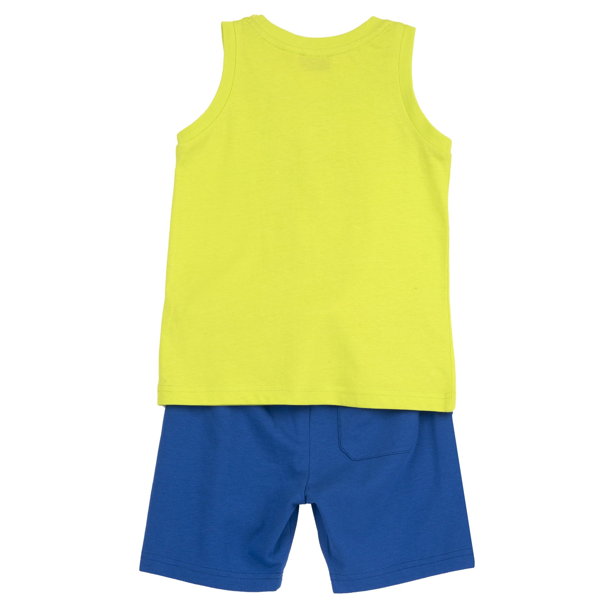 chicco-jungen-set-unterhemd-und-shorts-3-jahre-gelb-blau image 2