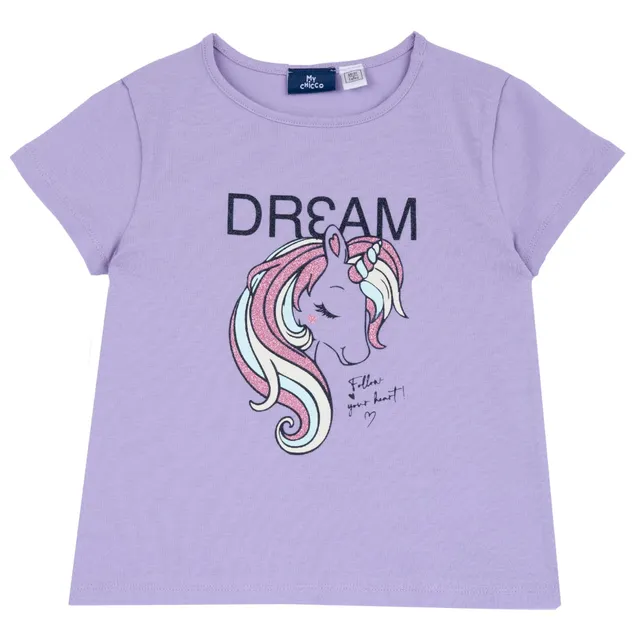 chicco-m-dchen-t-shirt-kurzarm-baumwolle-2-jahre-flieder image 1