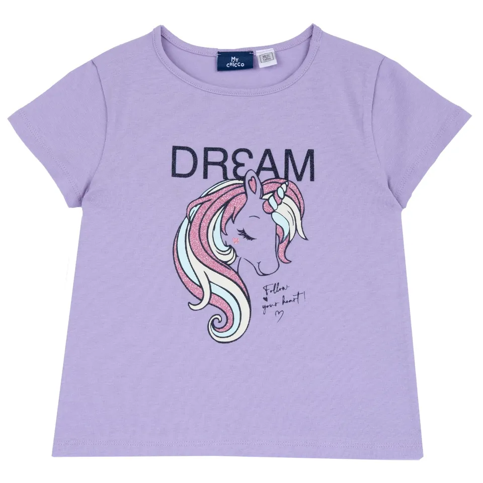 chicco-m-dchen-t-shirt-kurzarm-baumwolle-2-jahre-flieder image 1