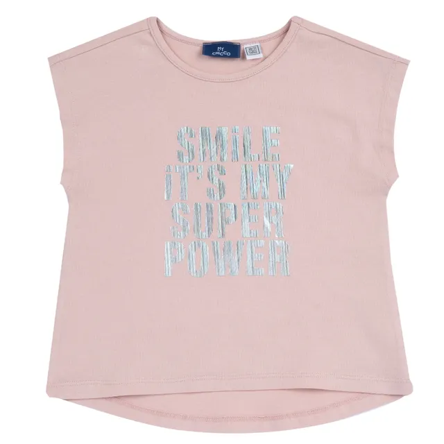 chicco-m-dchen-t-shirt-baumwolle-kurzarm-4-jahre-rosa image 1