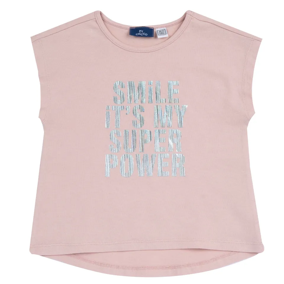 chicco-m-dchen-t-shirt-baumwolle-kurzarm-4-jahre-rosa image 1
