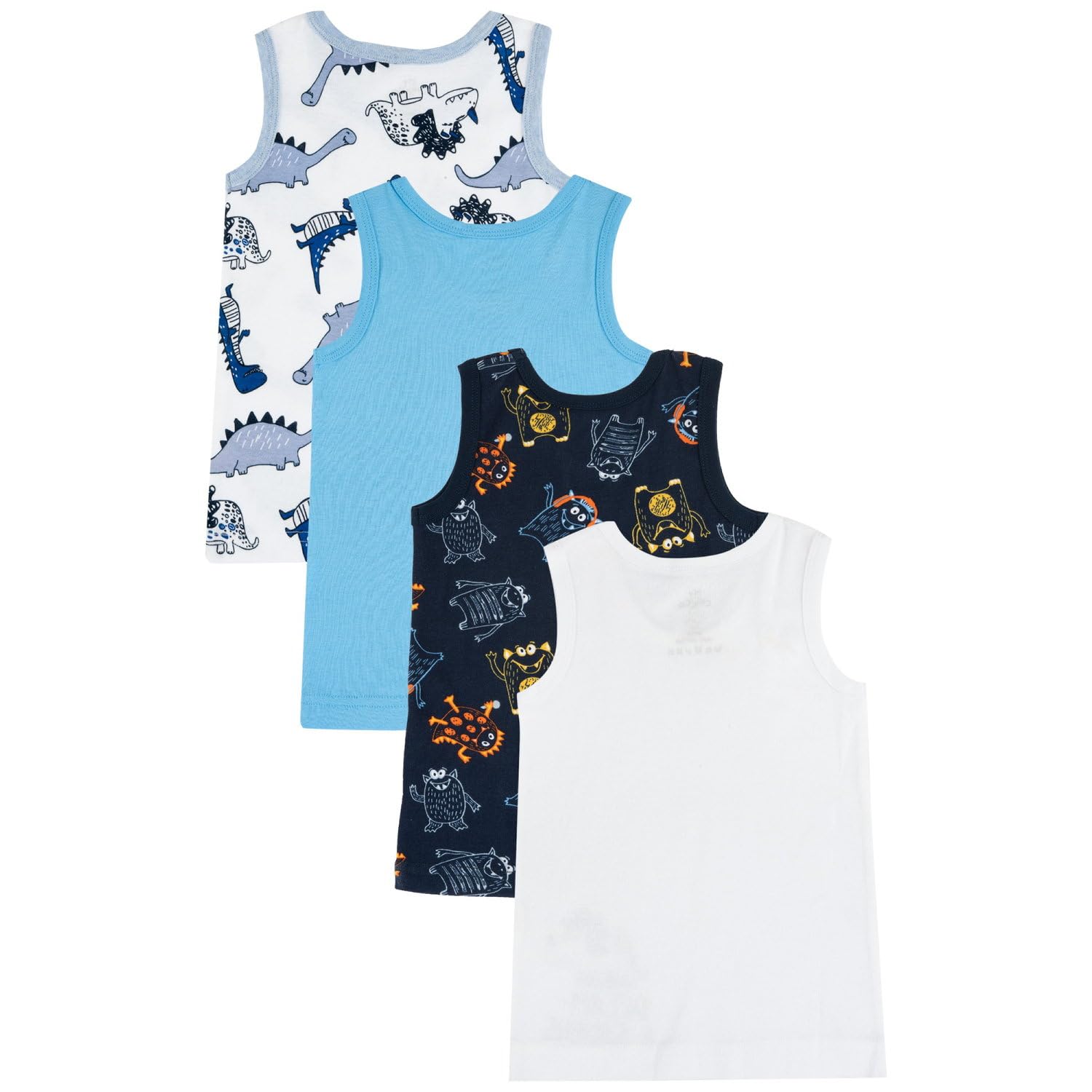 chicco-kinder-unterhemden-7-8-jahre-4er-set-baumwolle image 2