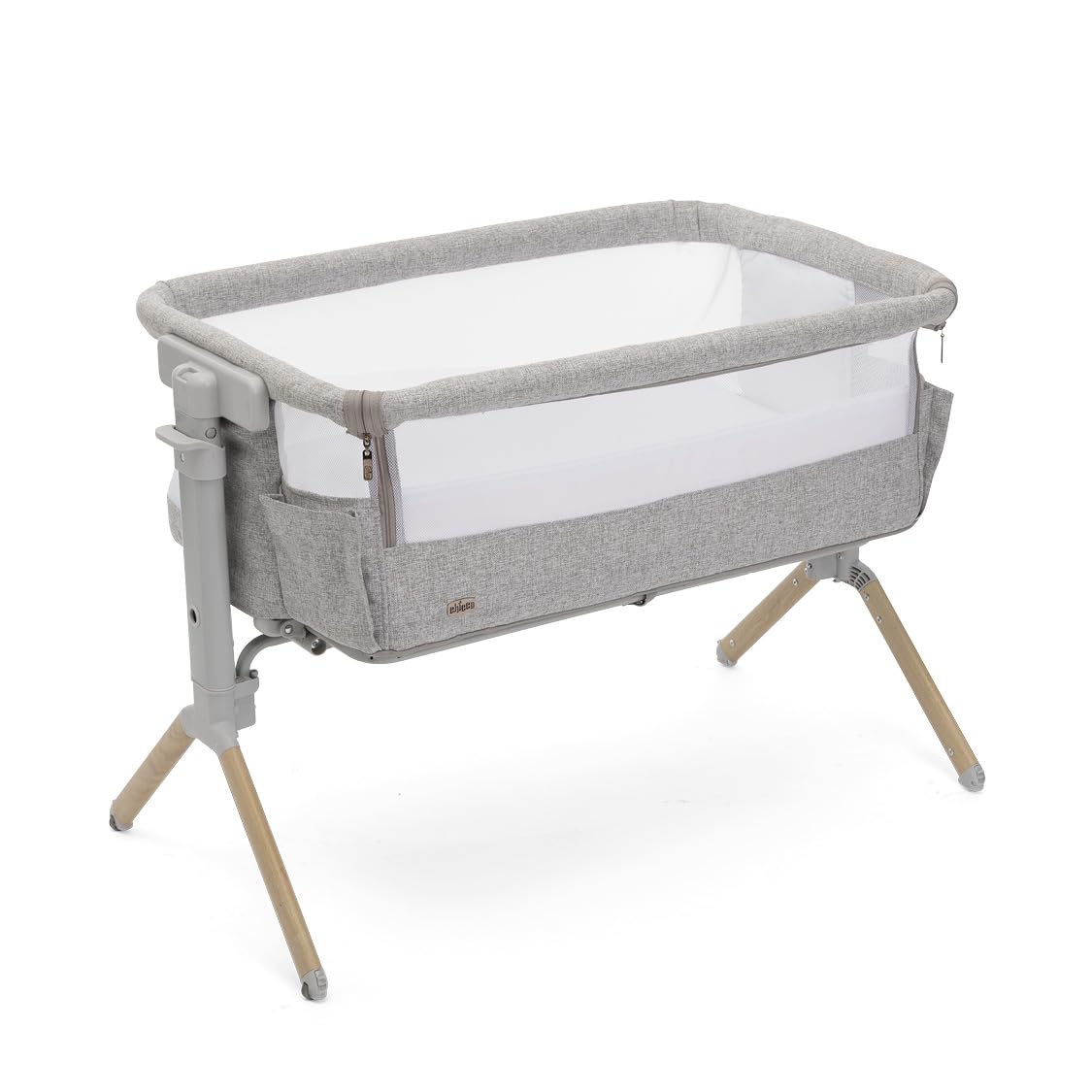 chicco-next2me-armonia-beistellbett-dunkelgrau-melange image 7