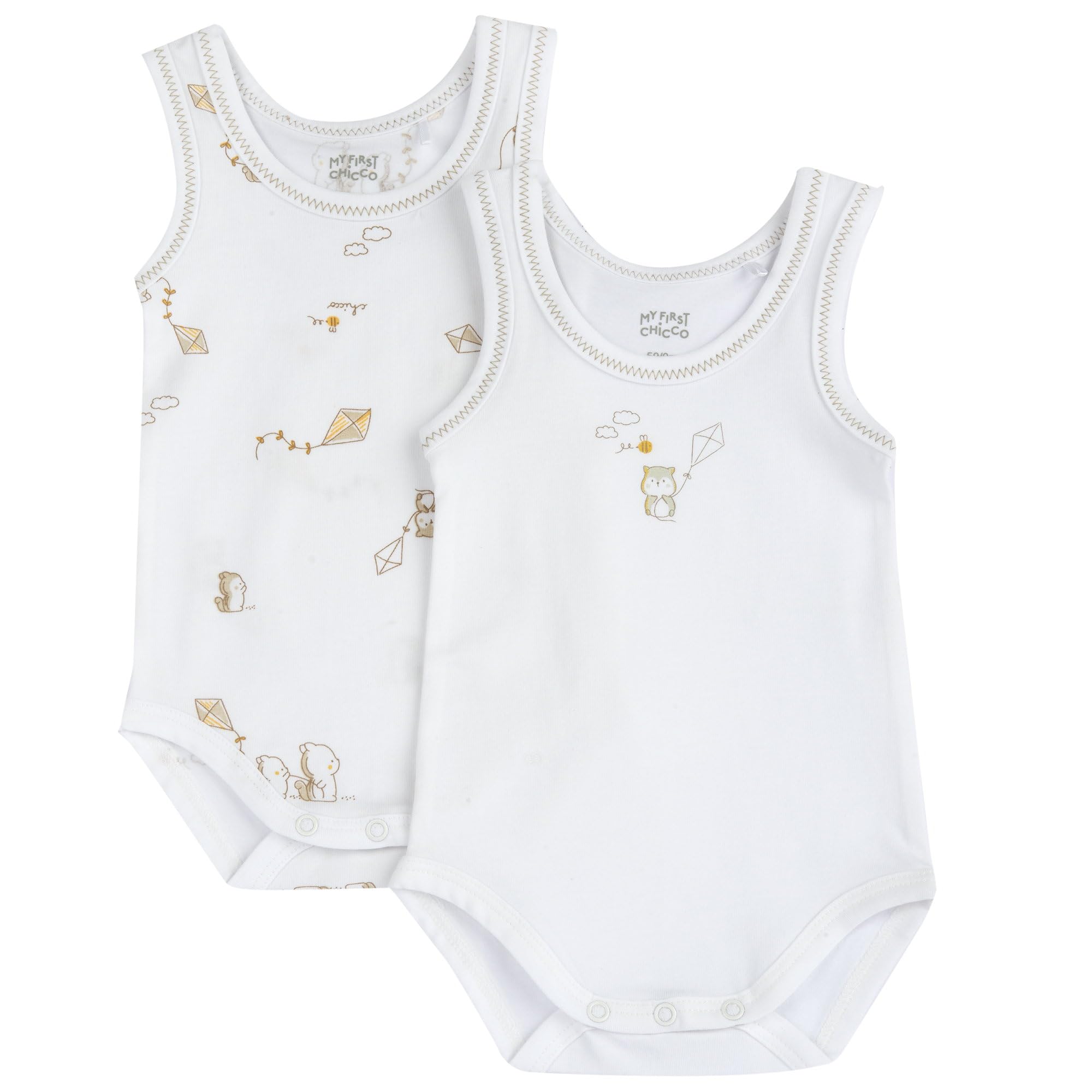 chicco-baby-body-set-rmellos-baumwolle-6-monate-2-teilig image 1