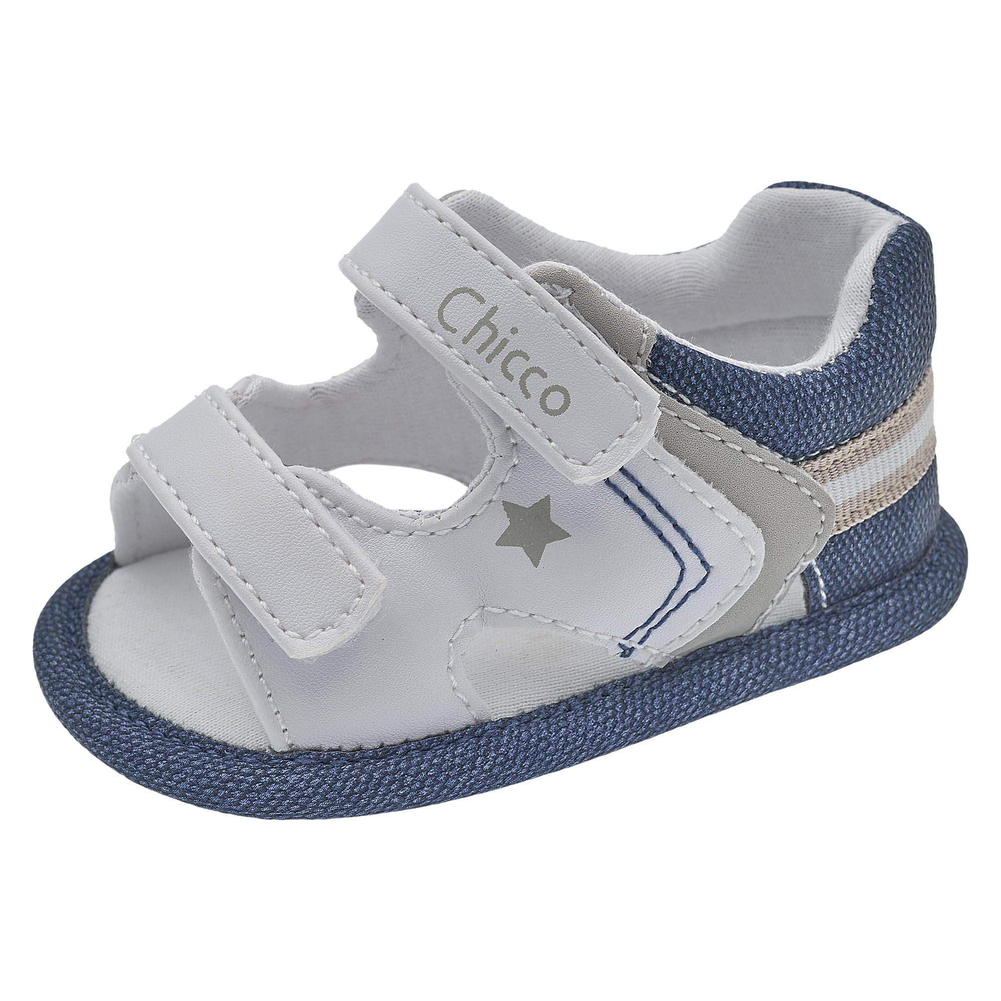 chicco-baby-sandalen-klett-babyschuhe-blau-wei image 1