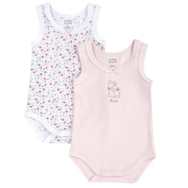 chicco-body-set-baby-rmellos-baumwolle-9-monate-2-teilig image 1