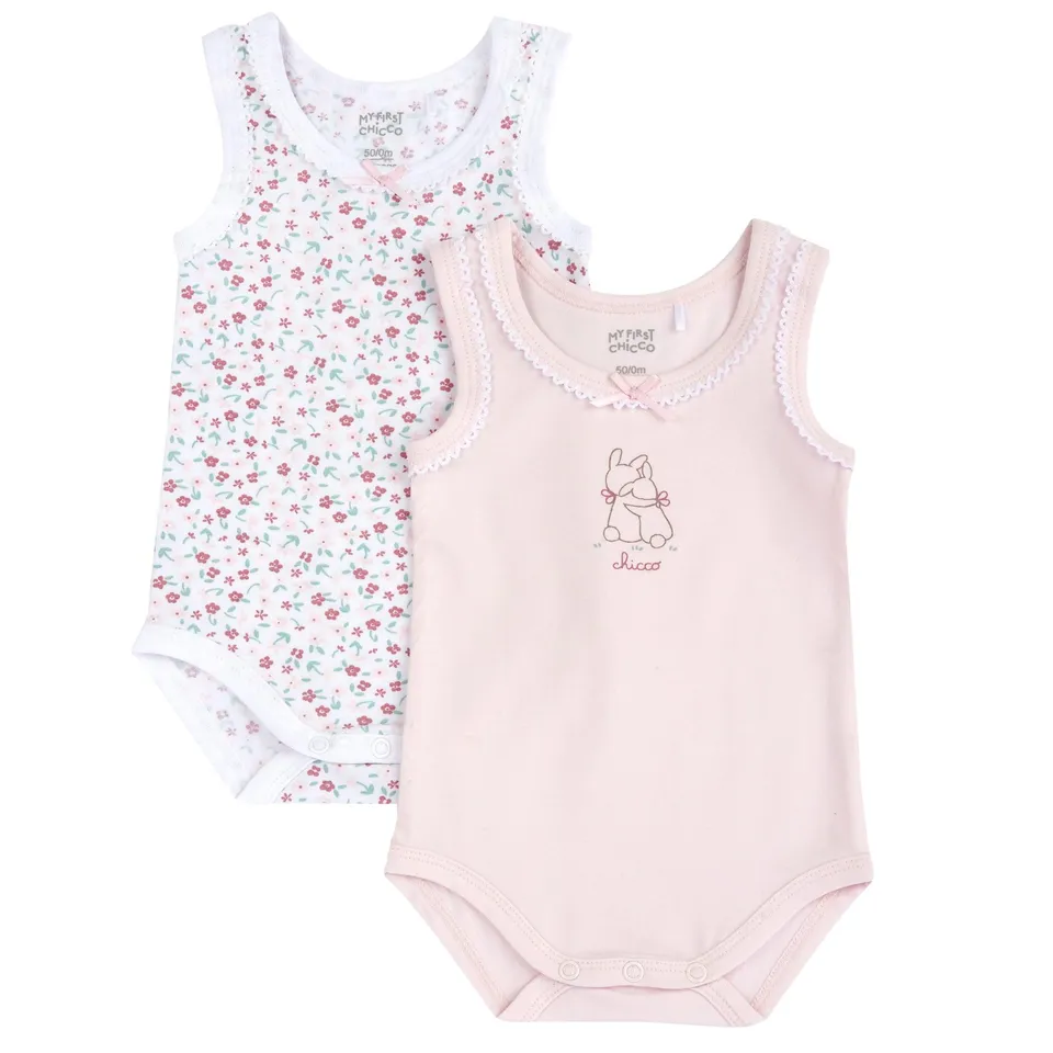 chicco-body-set-baby-rmellos-baumwolle-9-monate-2-teilig image 1