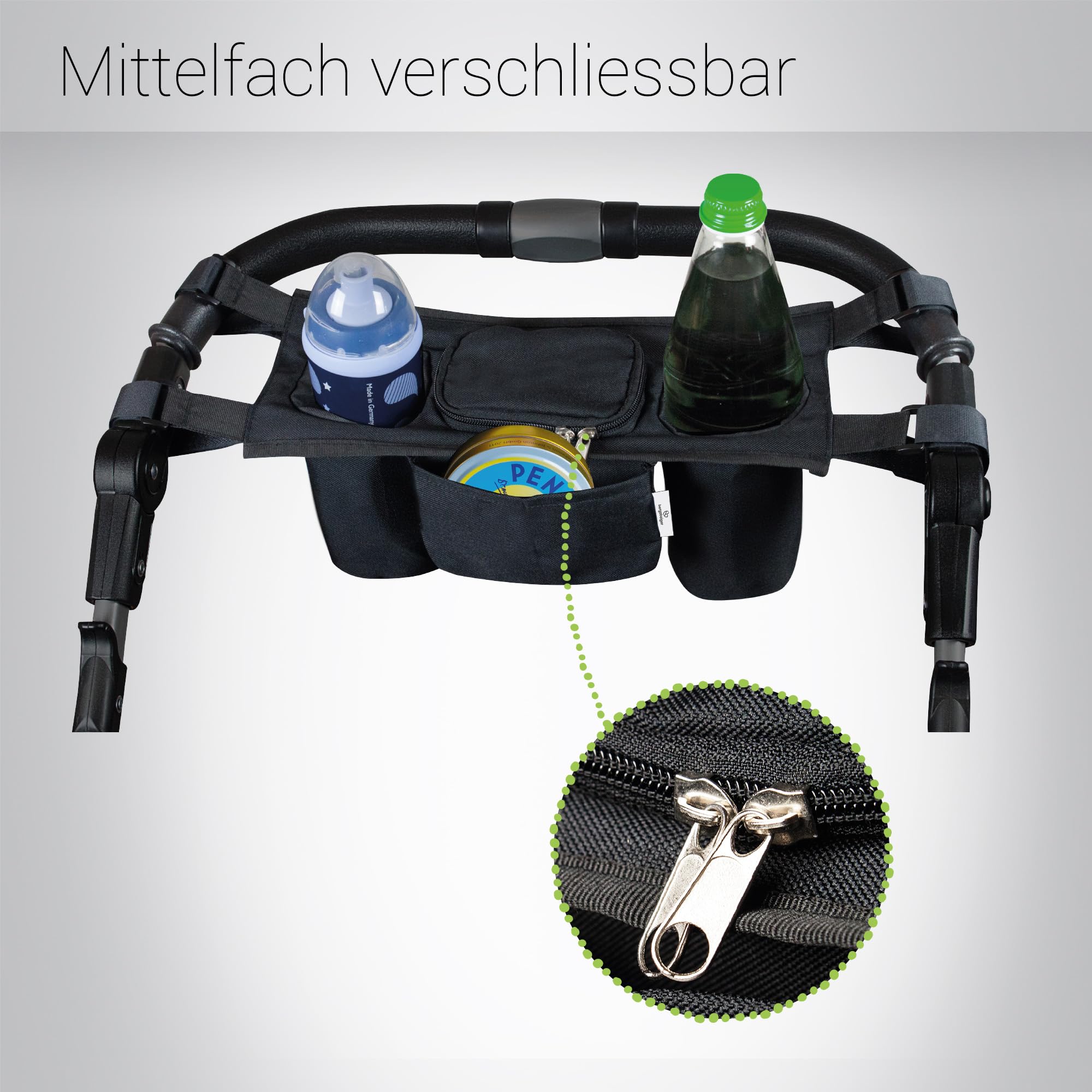 bergsteiger-organizer-basic-kinderwagen-tasche-universal-schwarz image 5
