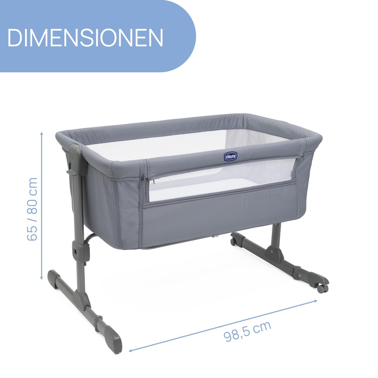 chicco-next2me-essential-beistellbett-stone-0-6-monate image 4