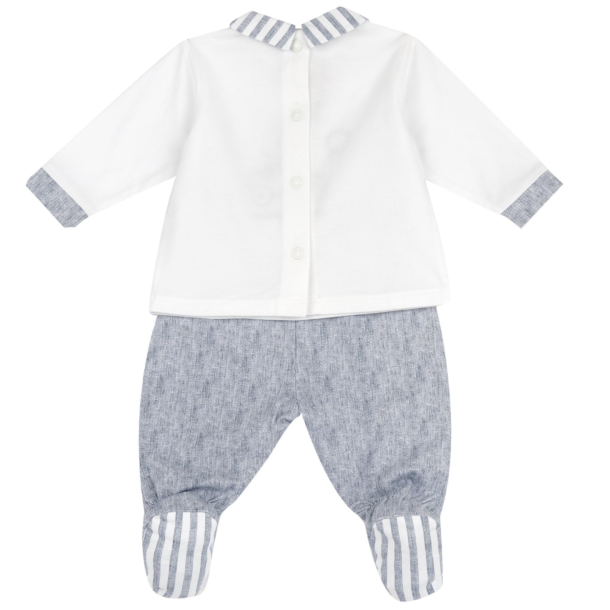 chicco-baby-set-t-shirt-leggings-baumwolle-hellblau image 3