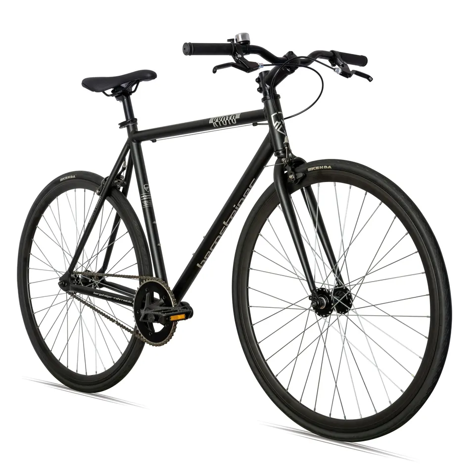 bergsteiger-kyoto-fixie-bike-28-zoll-singlespeed-schwarz-alu image 1