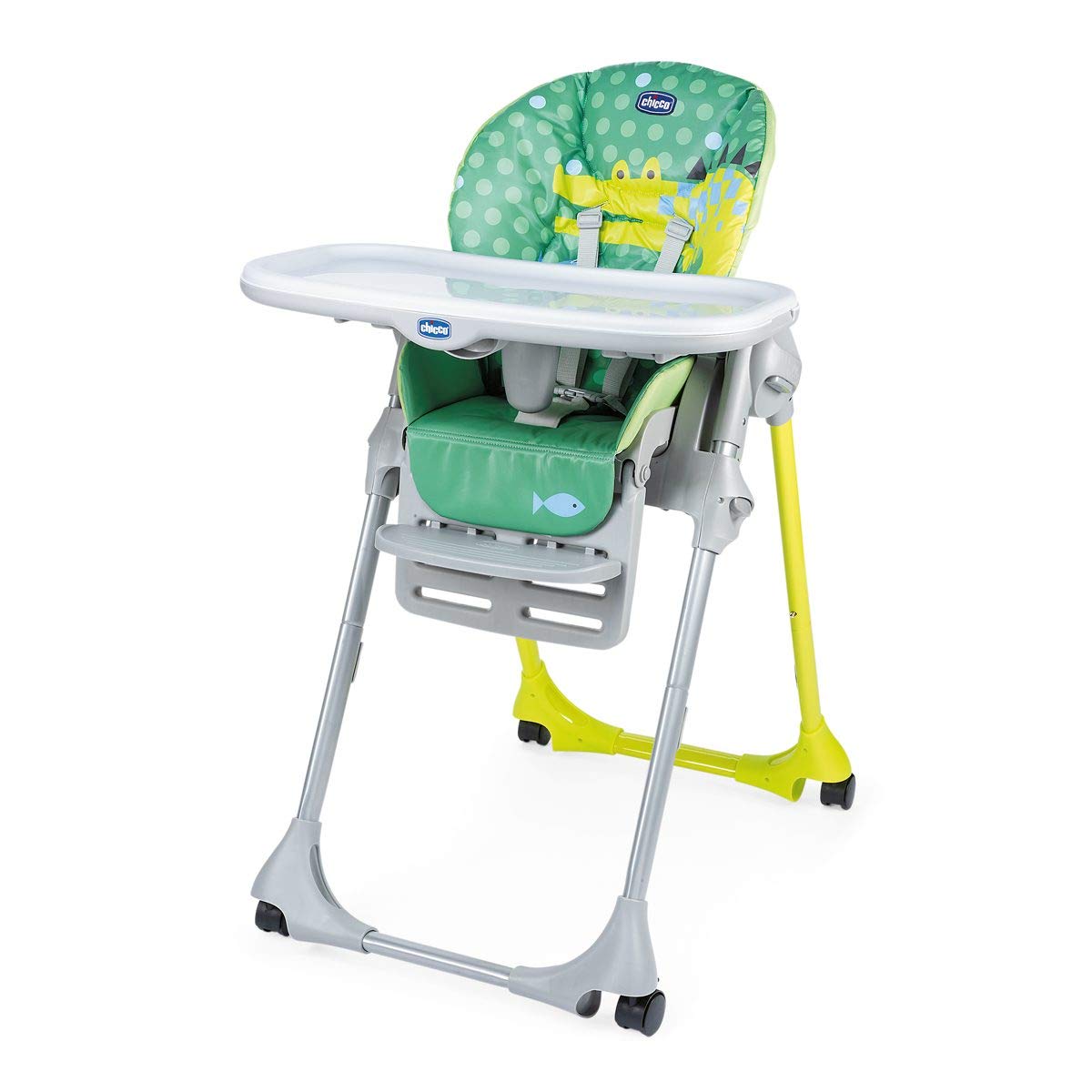 chicco-polly-easy-hochstuhl-krokodil-6-monate-bis-15-kg image 1