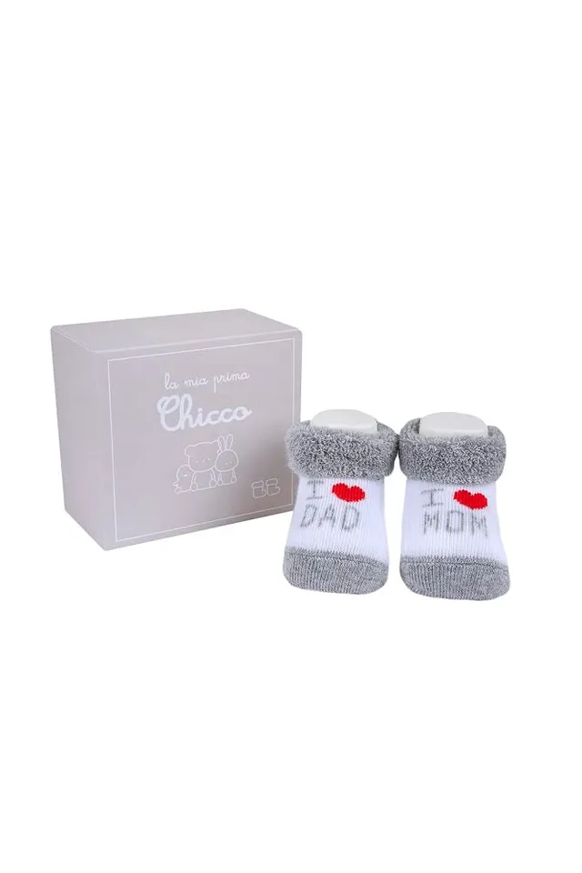 chicco-baby-schuhe-grau-socken-neugeborene-box image 1