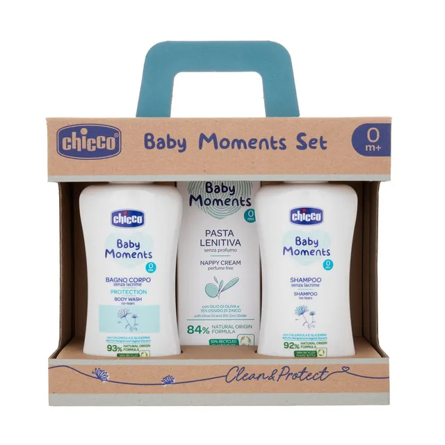 chicco-baby-moments-babypflegeset-shampoo-paste-sensible-haut image 1