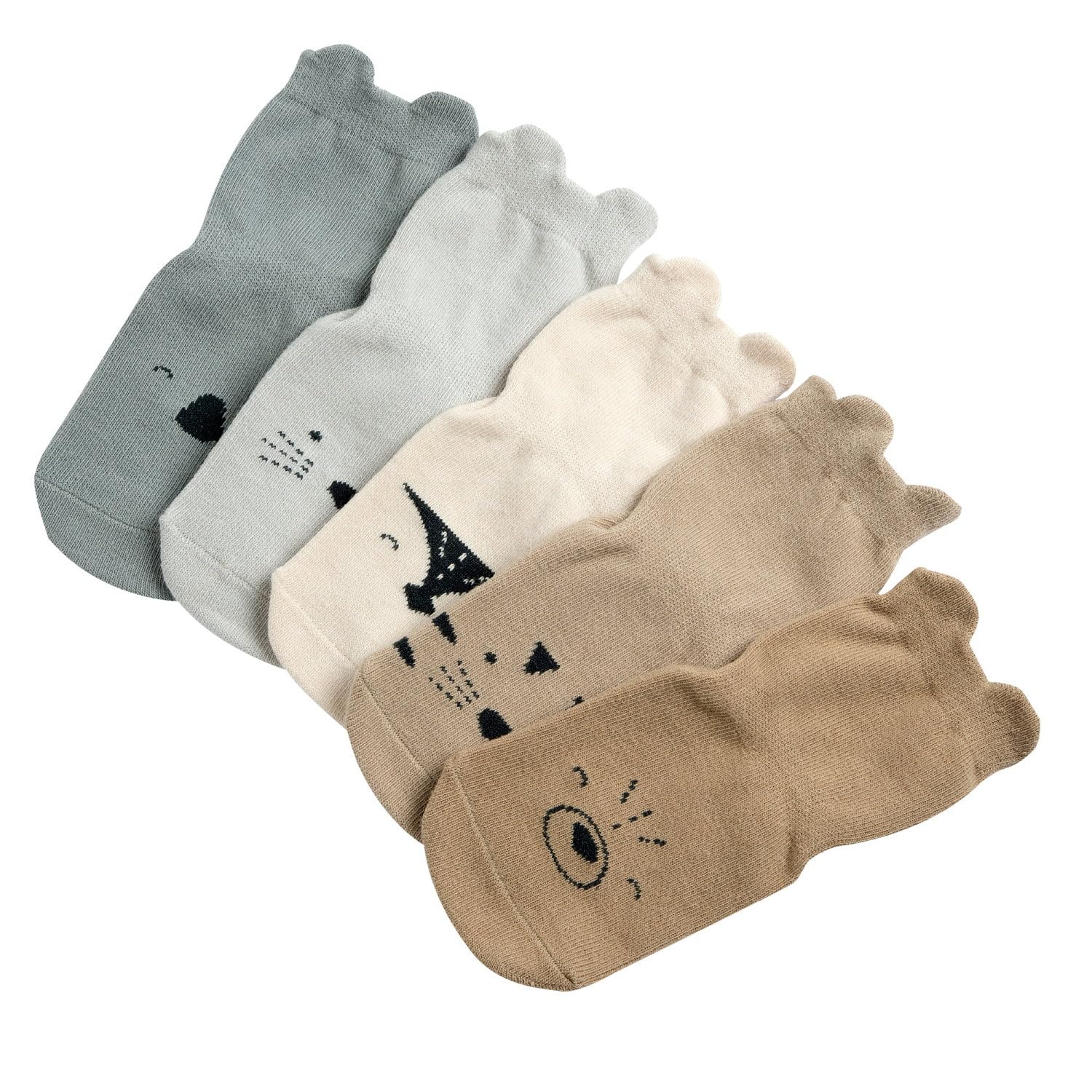 chicco-stoppersocken-kinder-5-paar-5-6-jahre-baumwolle image 4