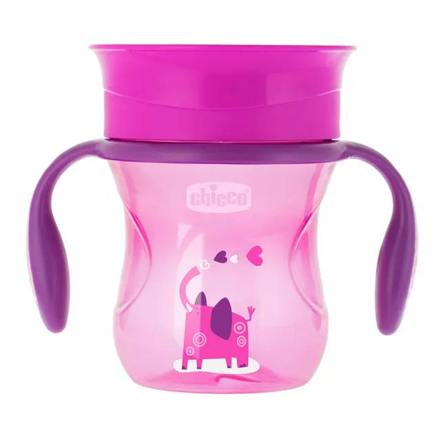 chicco-perfect-cup-360-200ml-rosa-12m-bpa-frei image 1