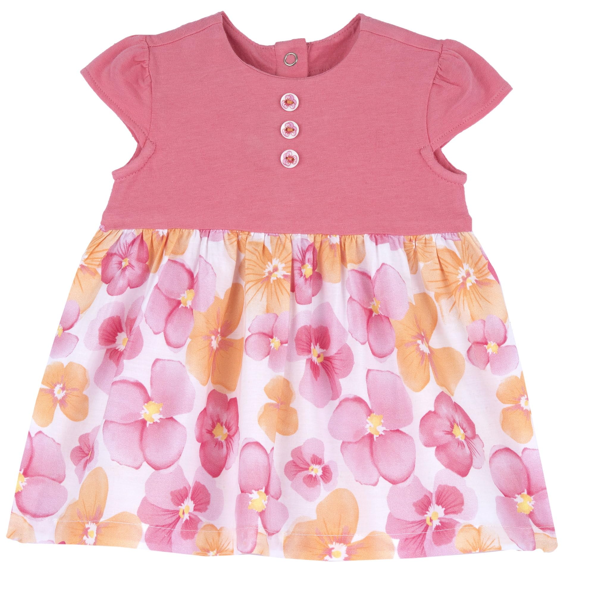 chicco-m-dchen-kurzarmkleid-baumwolle-3-monate-mehrfarbig image 1