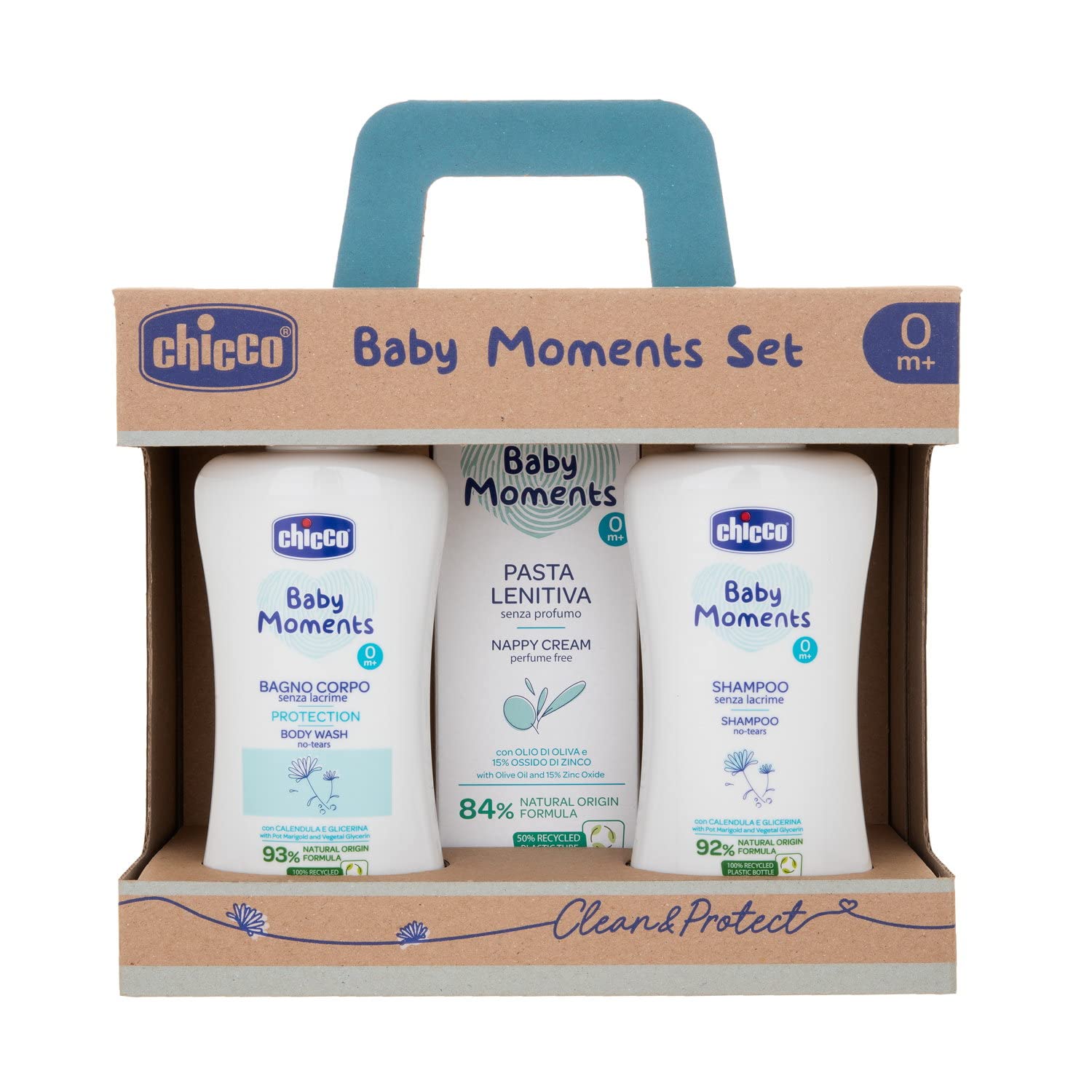 chicco-baby-moments-babypflegeset-shampoo-paste-sensible-haut image 1