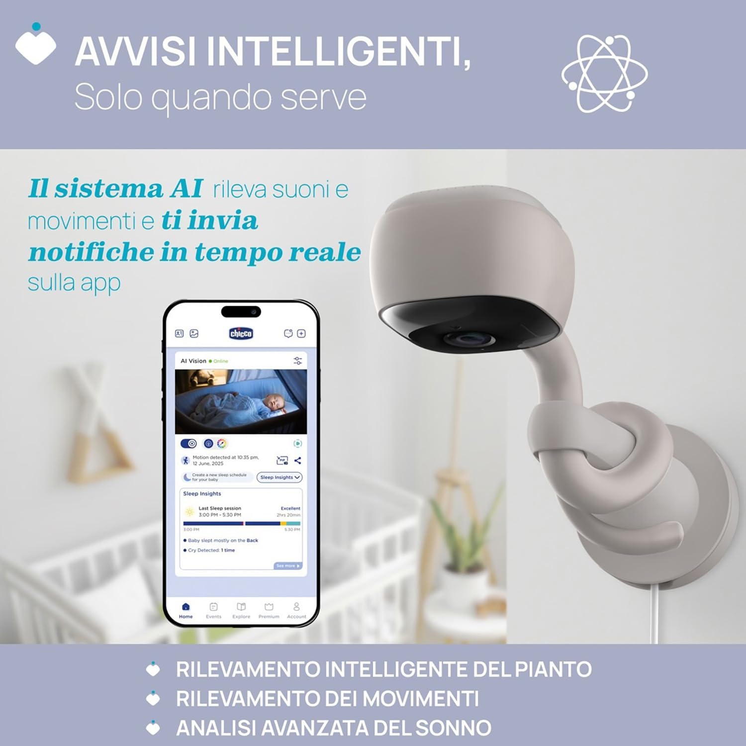 chicco-smart-ai-video-babyphone-wifi-2k-nachtsicht image 4