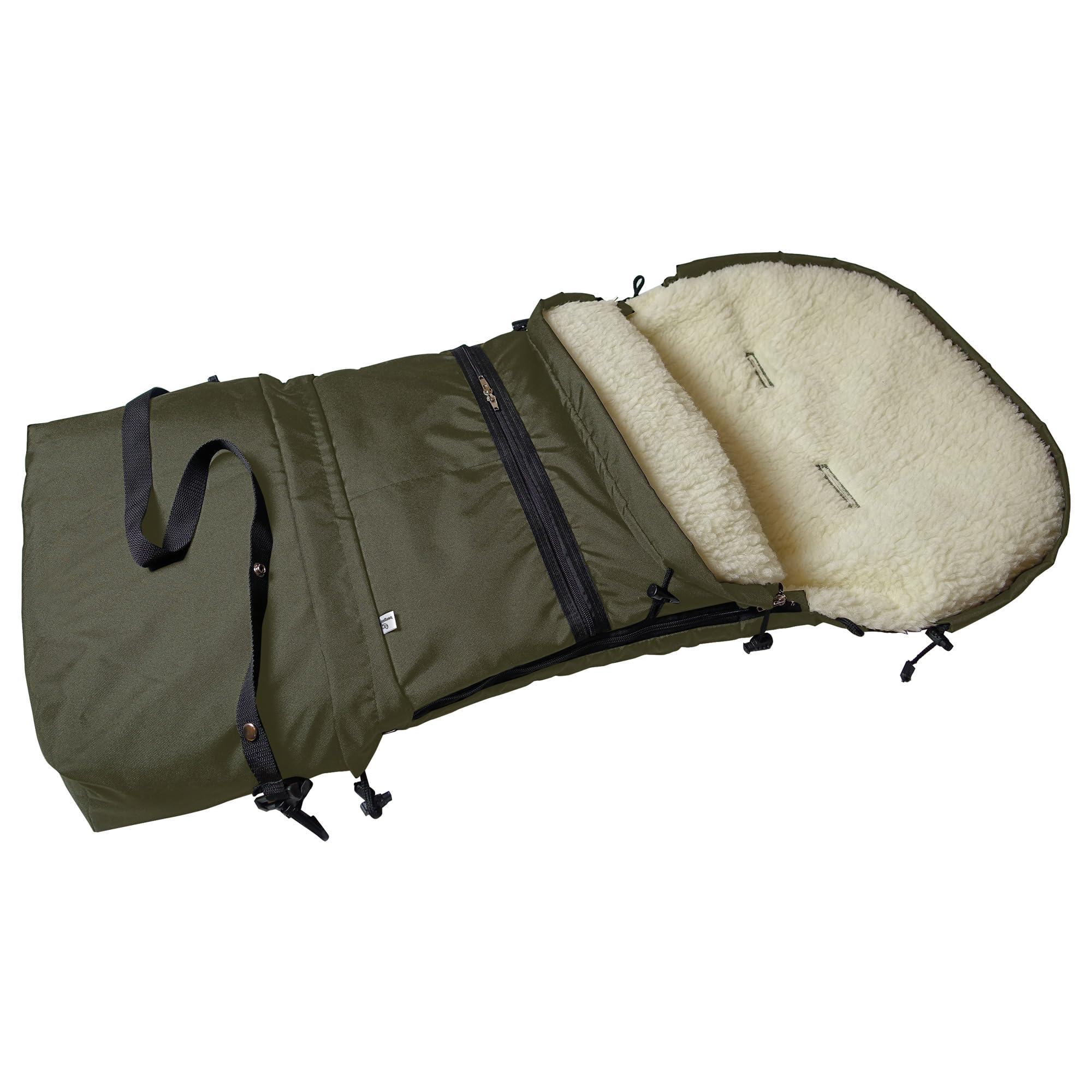 bergsteiger-5-in-1-winterfu-sack-kinderwagen-chocolate image 8