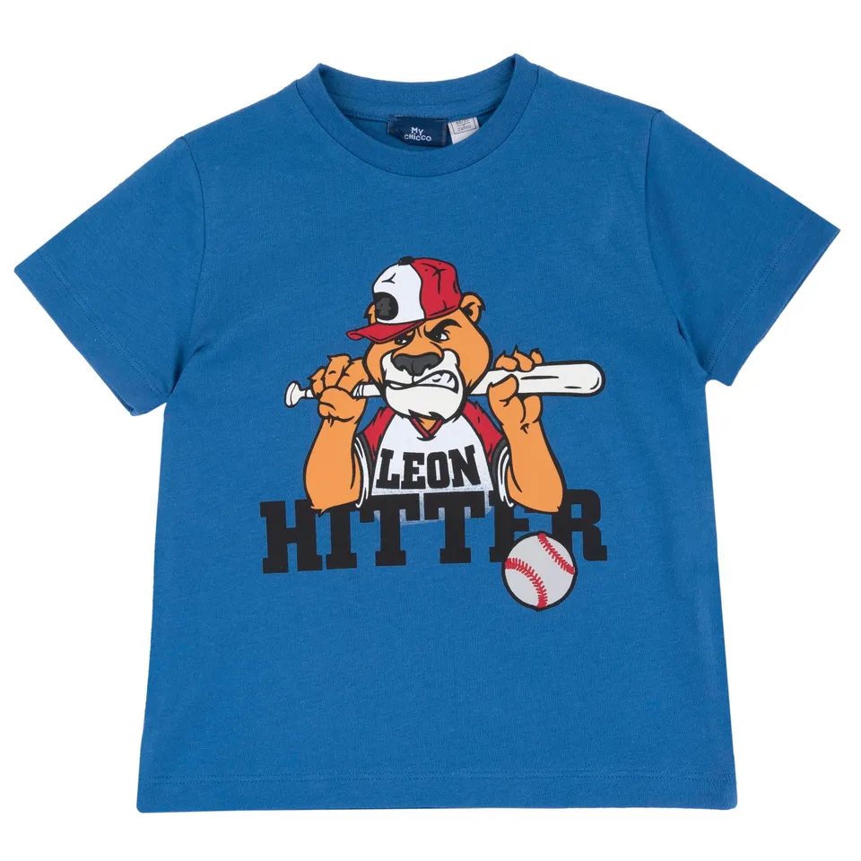 chicco-jungen-t-shirt-kurzarm-24-monate-dunkelblau image 1