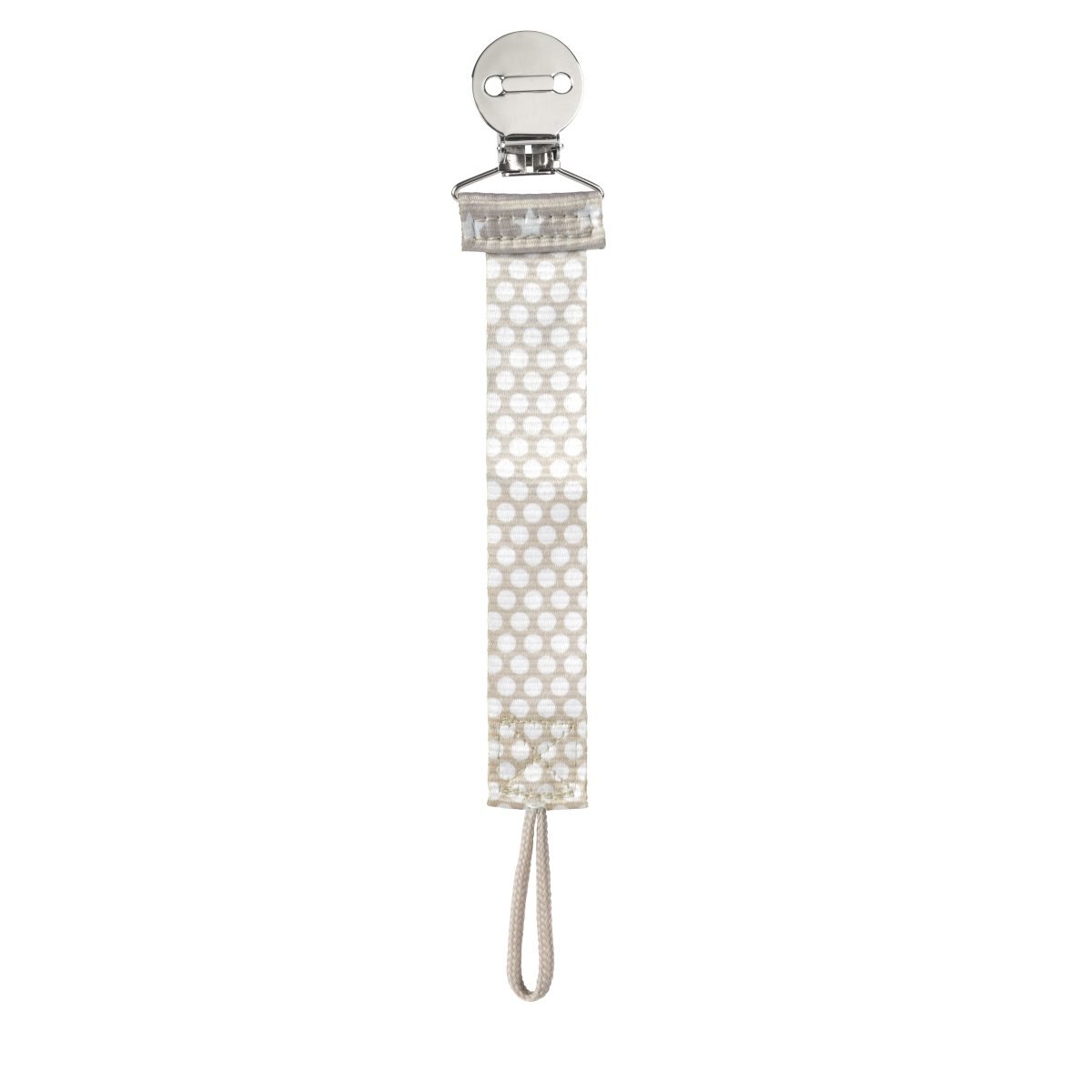 chicco-schnullerband-neutral-schnullerclip-beige-mit-stoffband image 2