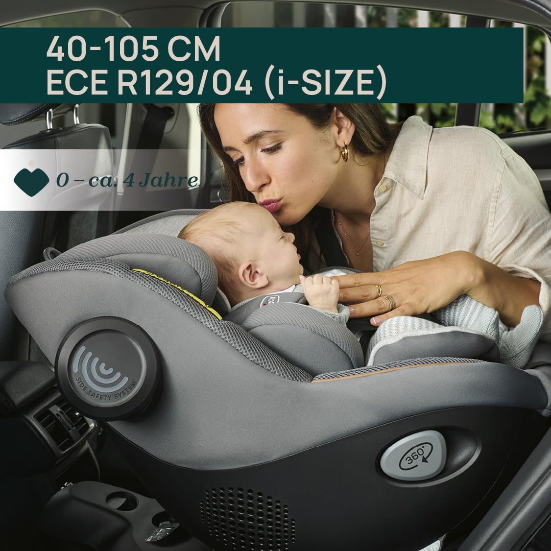chicco-seat105-i-size-autositz-beige-40-105-cm-drehbar image 2