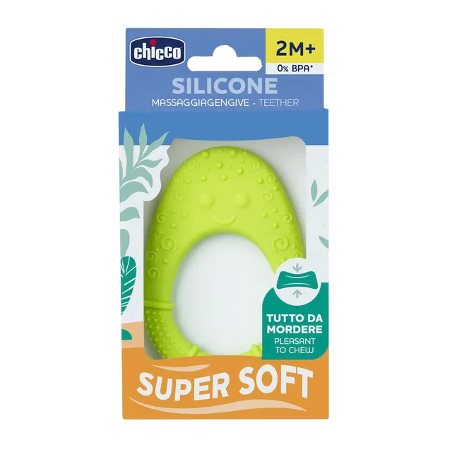 chicco-bei-ring-weich-silikon-gr-n-ab-2-monaten image 1