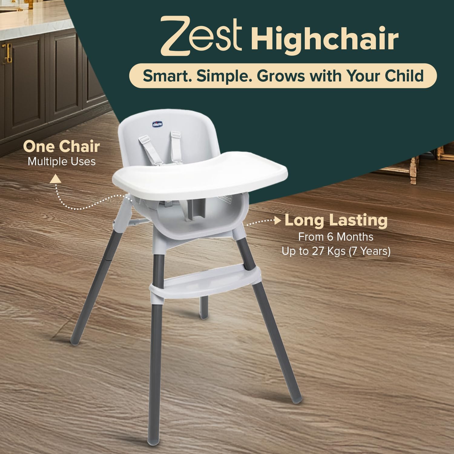 chicco-zest-hochstuhl-verstellbar-mit-tablett-ab-6-monate image 5