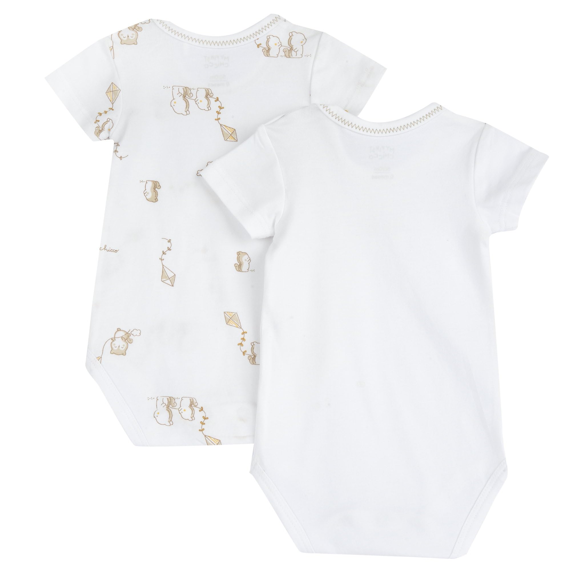 chicco-baby-body-set-kurzarm-bodys-3-monate-2er-set-weich image 2