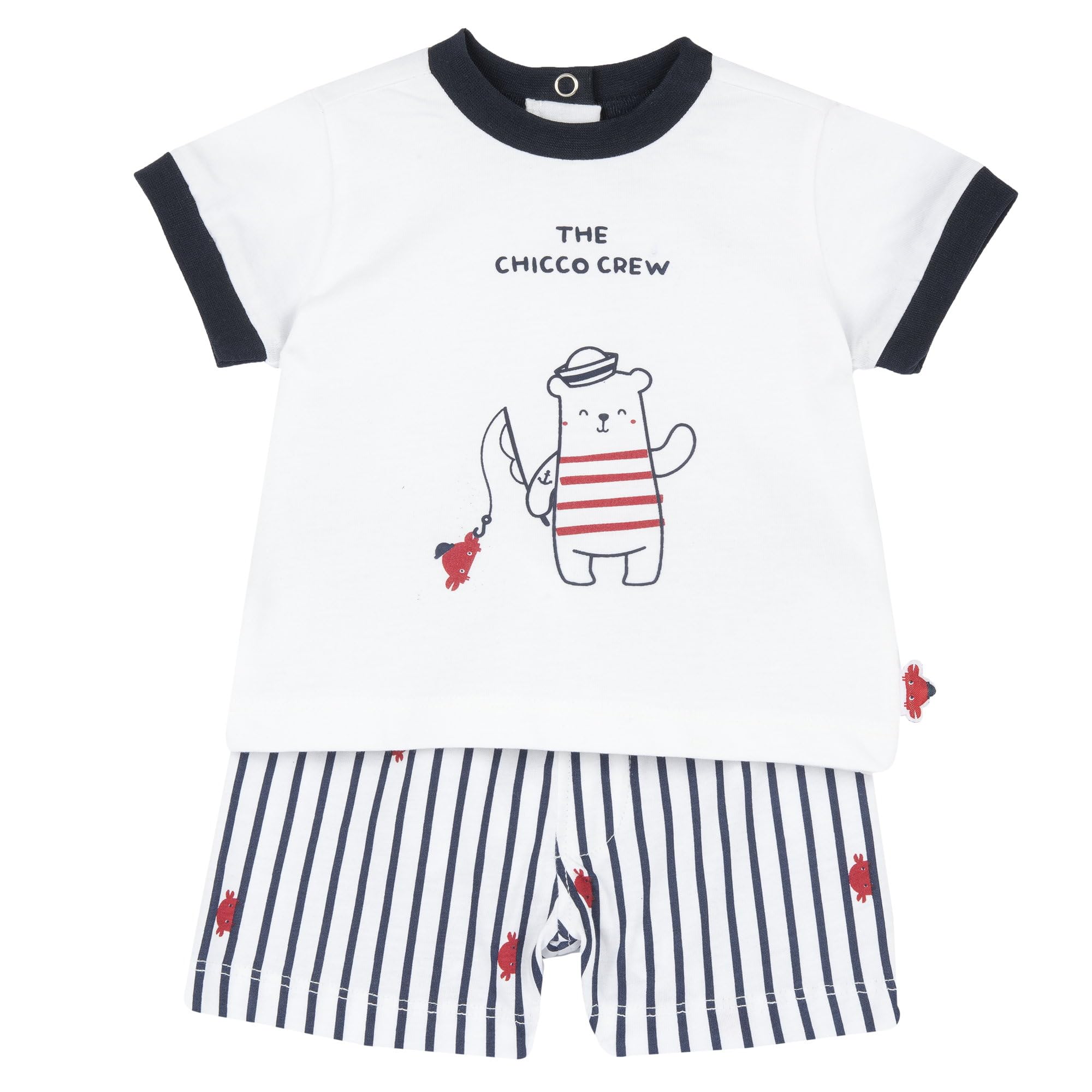 chicco-baby-set-t-shirt-shorts-jungen-9-monate-2 image 5