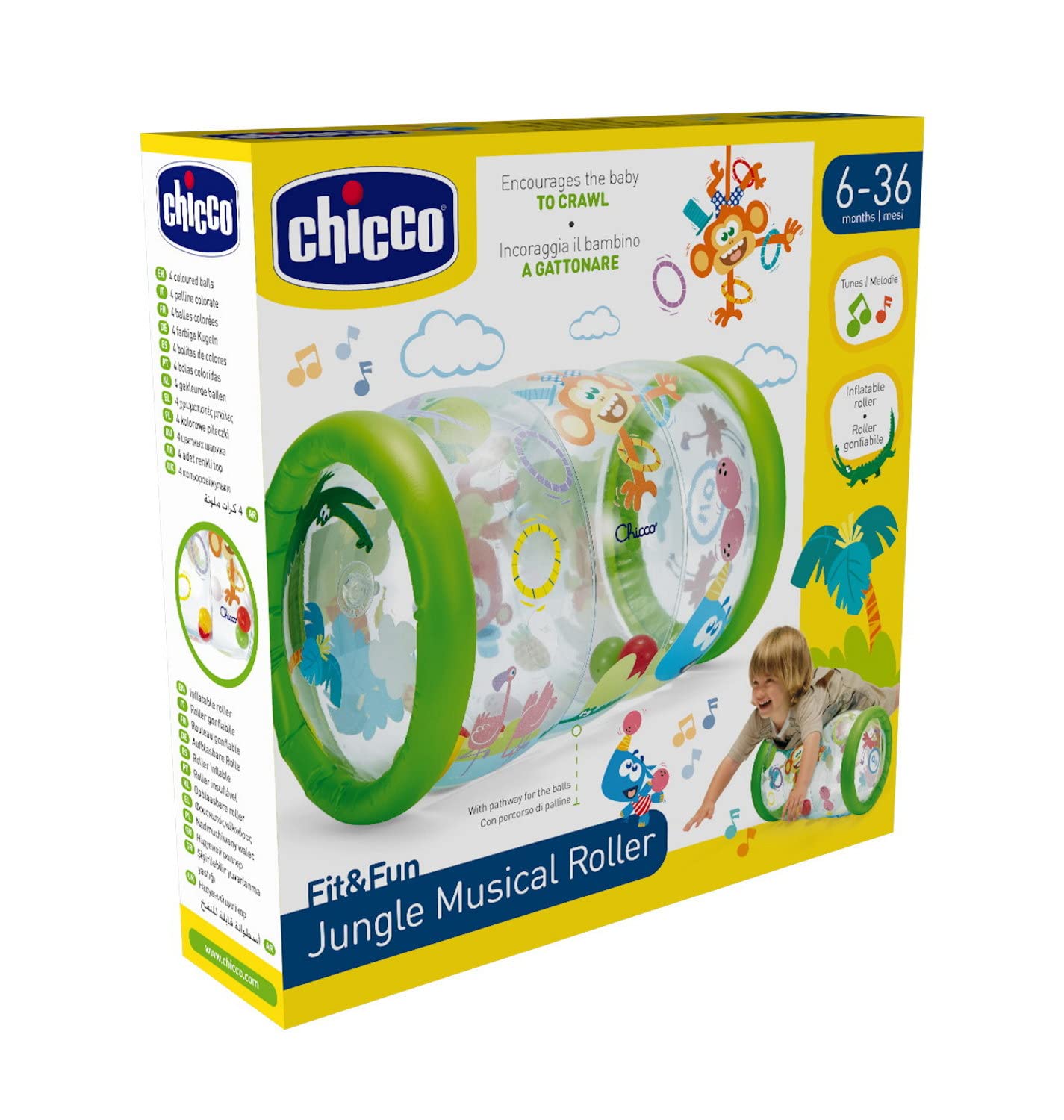 chicco-jungle-musical-roller-krabbelrolle-mit-musik-6m image 7