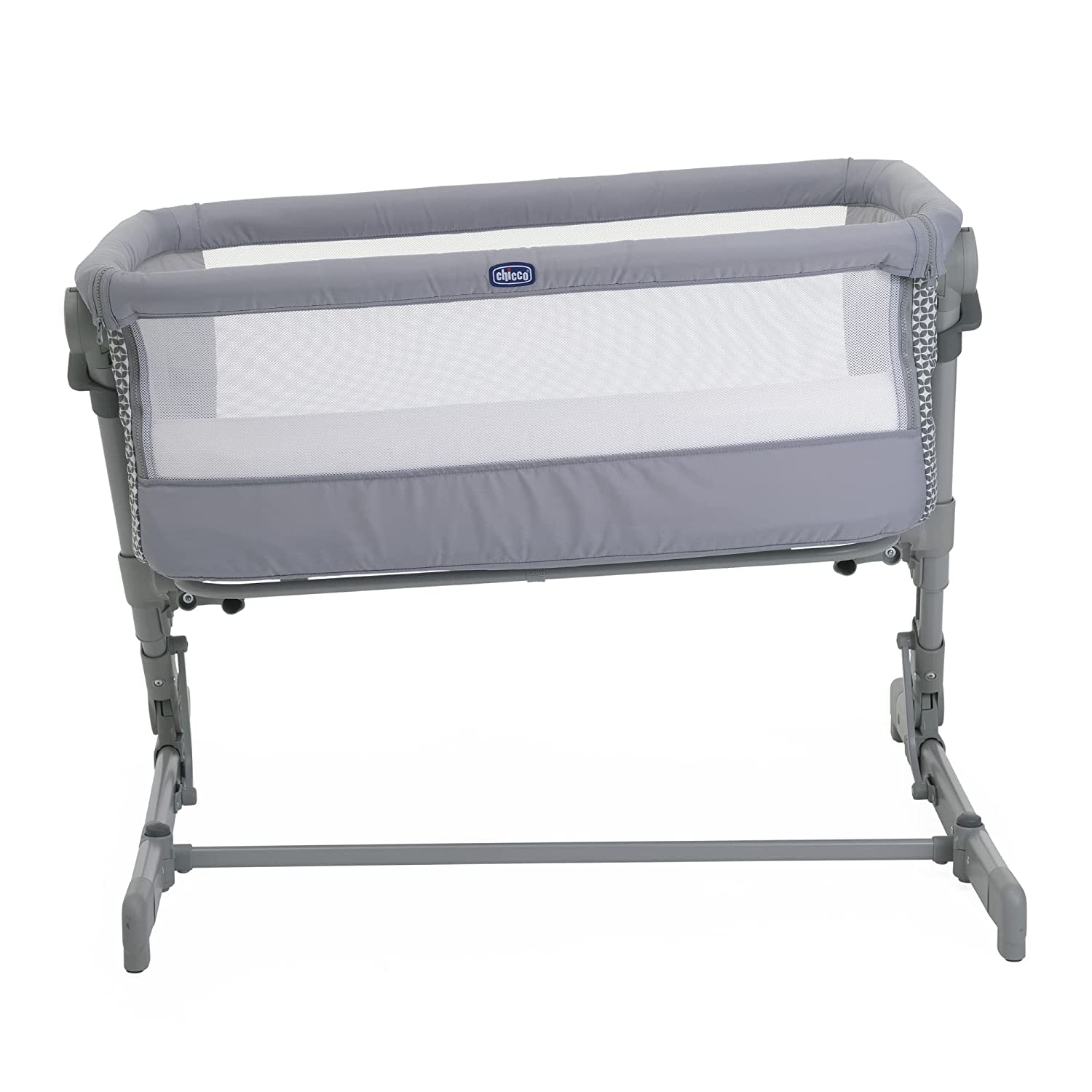 chicco-next2me-go-beistellbett-hellgrau-mit-matratze image 7