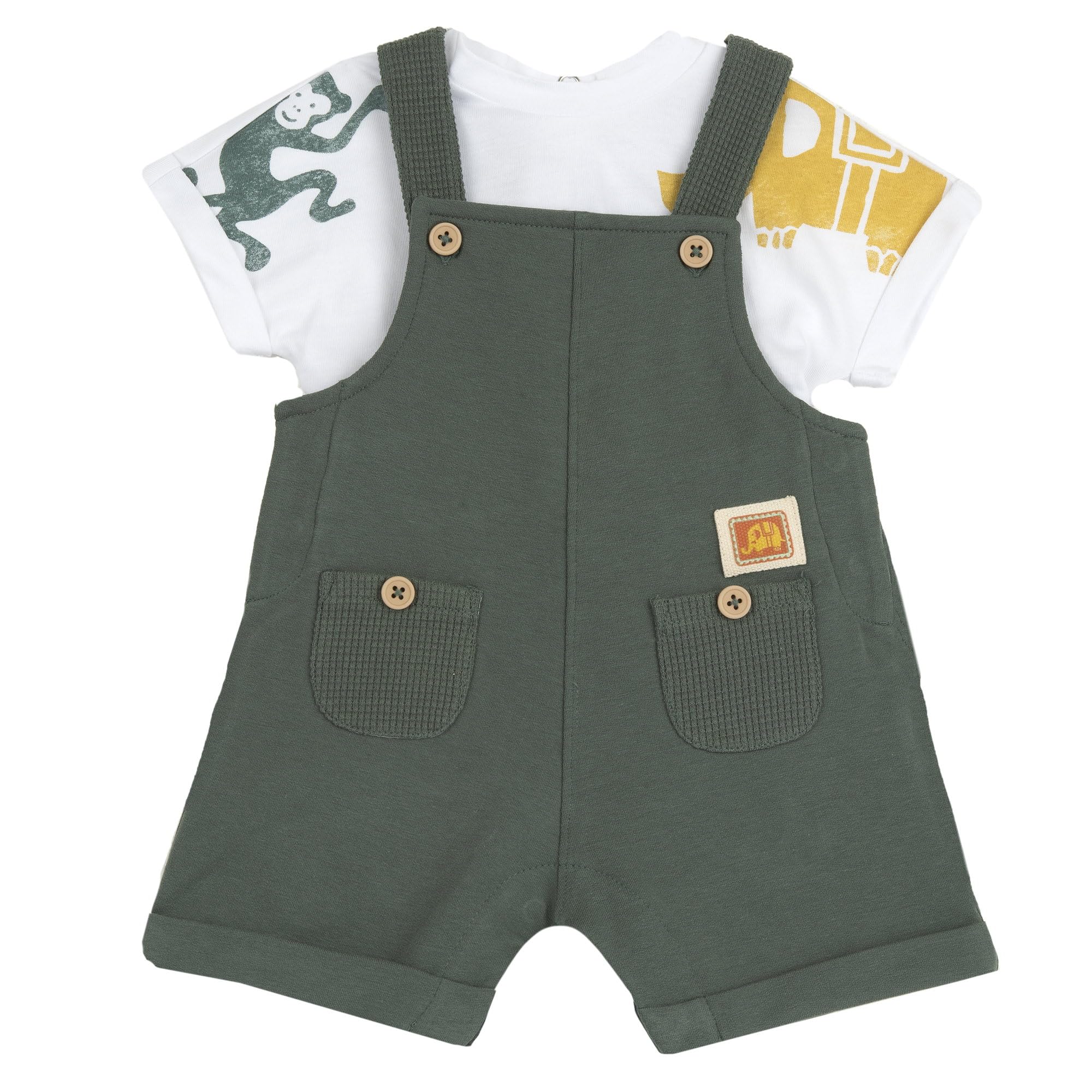 chicco-baby-latzhose-jungen-set-2-tlg-9-monate-kurz image 1