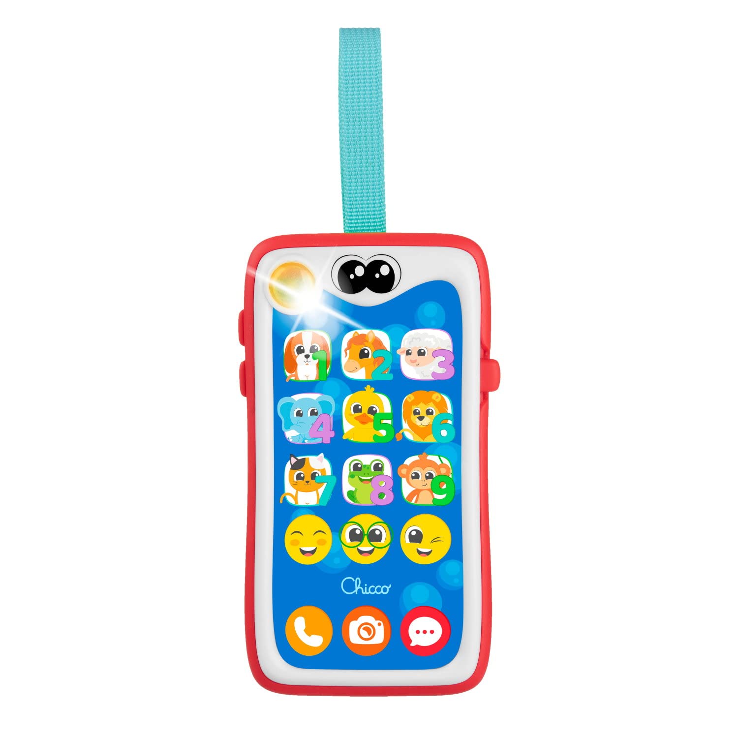 chicco-smiley-smartphone-babyspielzeug-de-en-mit-licht image 1