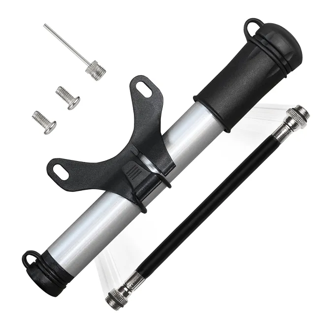 bergsteiger-mini-fahrradpumpe-schrader-presta-mit-schlauch image 1