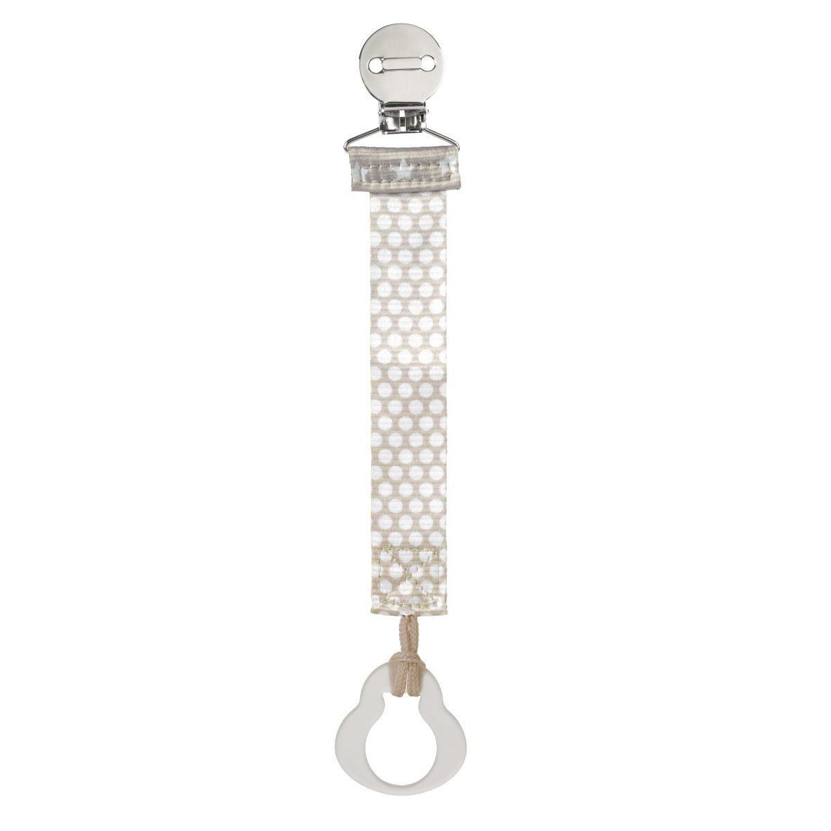 chicco-schnullerband-neutral-schnullerclip-beige-mit-stoffband image 3