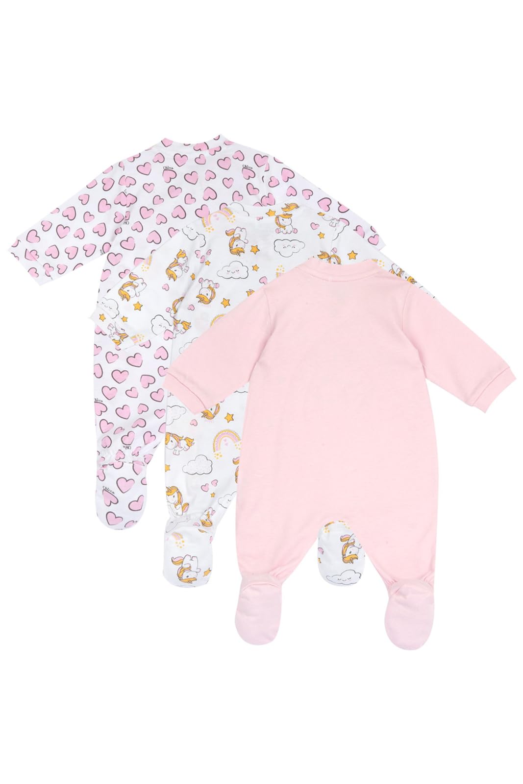 chicco-baby-strampler-m-dchen-3-monate-3er-set-baumwolle image 2