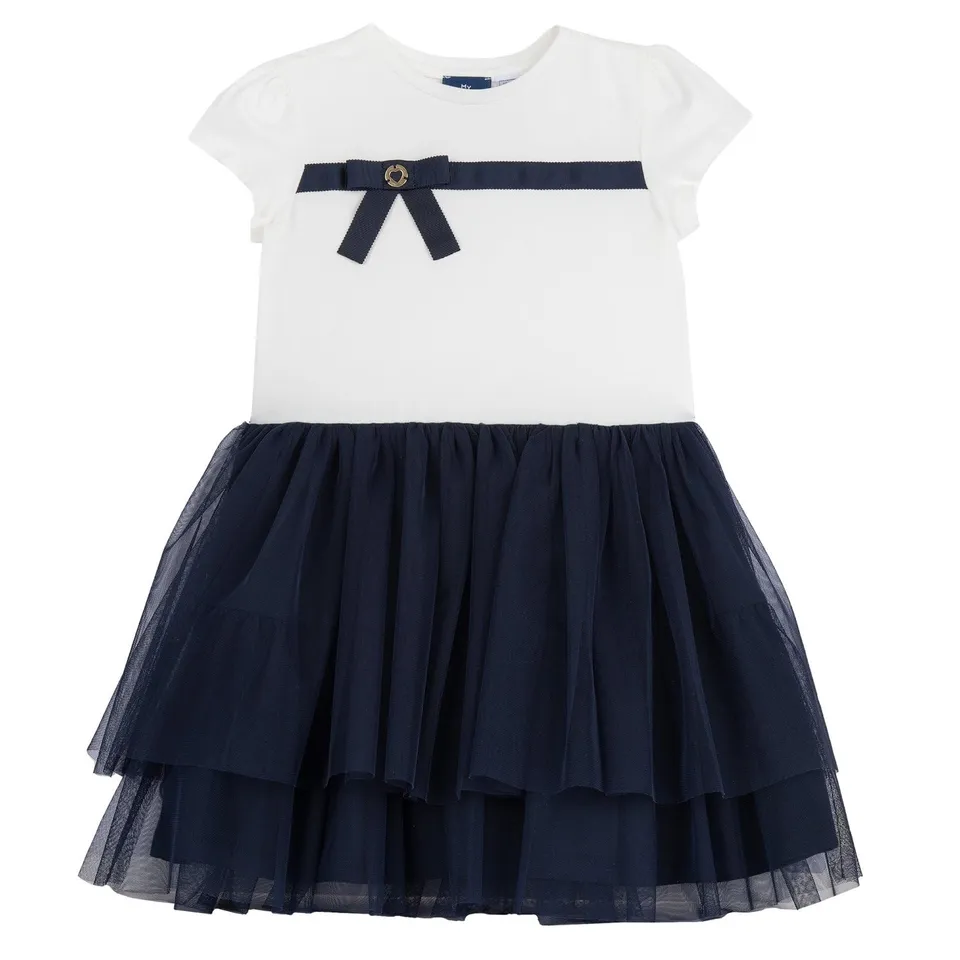 chicco-m-dchen-kleid-kurzarm-festkleid-baumwolle-gr-4-jahre image 1