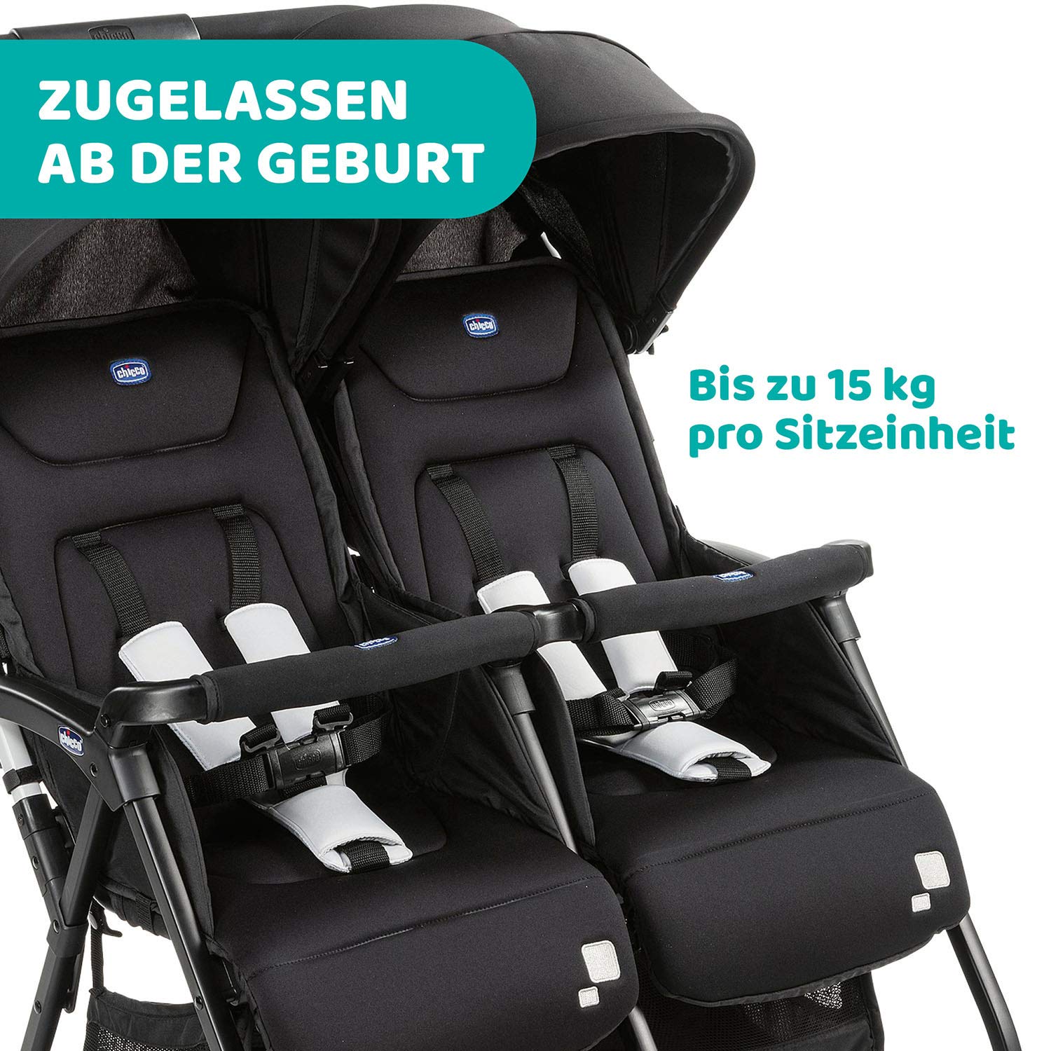 chicco-ohlal-twin-geschwisterwagen-schwarz-f-r-zwillinge-8-kg image 7