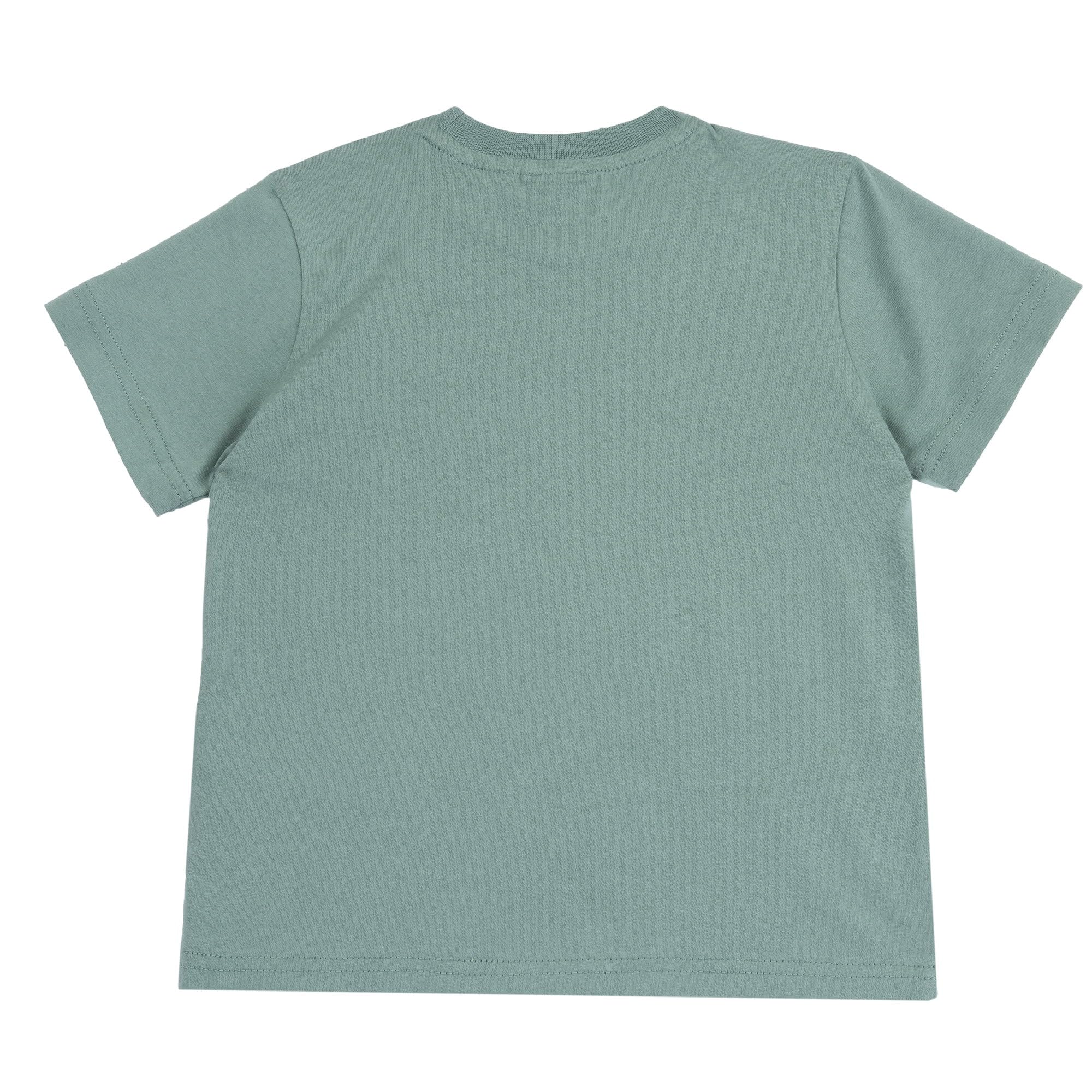 chicco-t-shirt-jungen-4-jahre-dunkelgr-n-kurzarm-baumwolle image 2