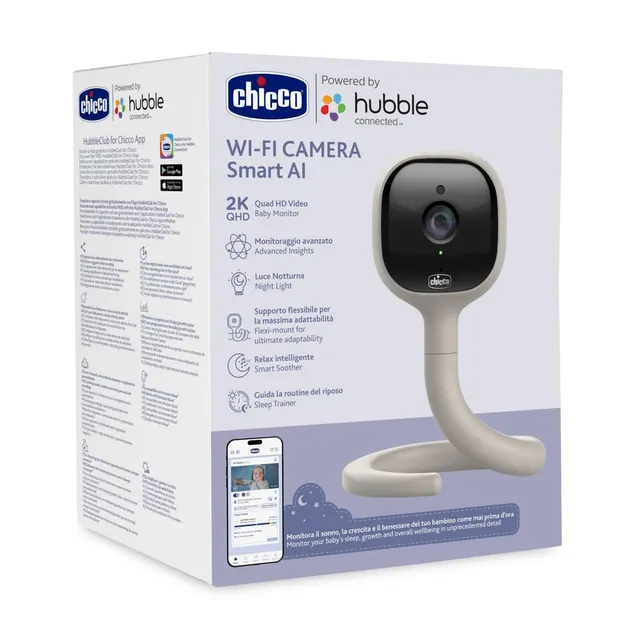 chicco-smart-ai-video-babyphone-wifi-2k-nachtsicht image 1