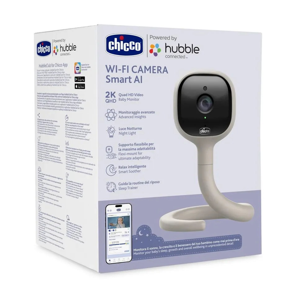 chicco-smart-ai-video-babyphone-wifi-2k-nachtsicht image 1