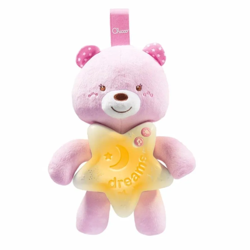 chicco-gute-nacht-b-rchen-kuscheltier-rosa-nachtlicht image 1